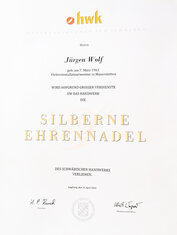 Silberne Ehrennadel