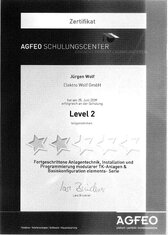 AGFEO Level 2 Zertifikat 2009