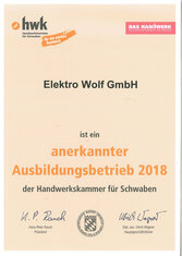 Wir sind ein Ausbildungsbetrieb